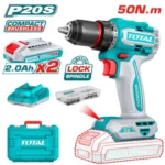 TDLI205062 شنيور 20 فولت 50 نيوتن 2 بطارية TDLI205062