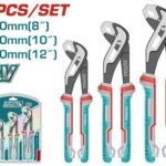 طقم بنس غراب TOTAL 3 Pcs pump pliers set (THT2PK231)