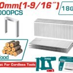 دبوس دباسه بطاريه TAC918403 Crown staple Staple size:40mm Staple crown