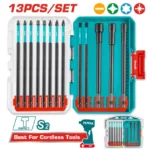 طقم لقم 13قطعه Pcs impact screwdriver bits set – TACSDL01306