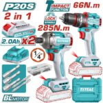 TCKLI20277 كومبو امباكت درايف وشنيور impact driver+ drill