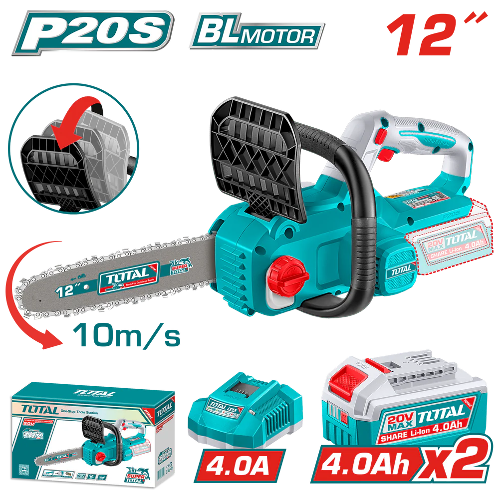 TGSLI201262_1000x منشار شجر بطارية 12 بوصه 20 فولت + 2 بطاريه 4 امبير و شاحن - TGSLI201262 - الصورة 1