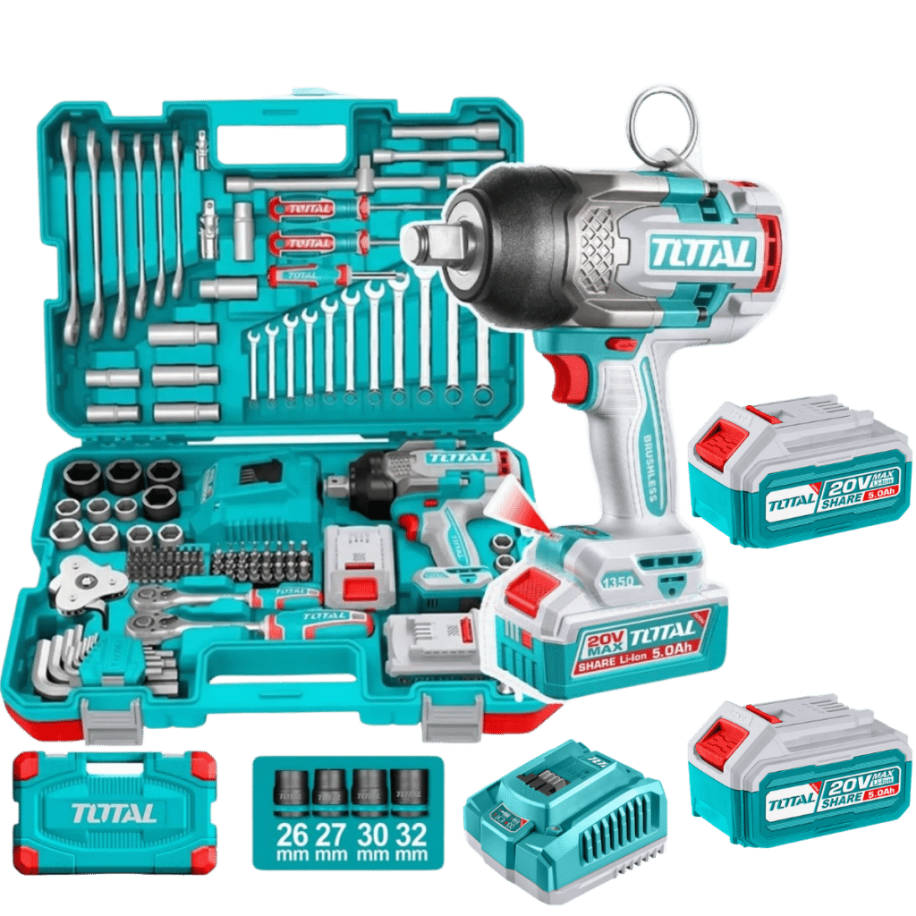 THKTHP41383-3-1024x1024 طقم 138 قطعه امباكت رانش 1350 نيوتن مع لقم IMPACT WRENCH TOOL SET - الصورة 1