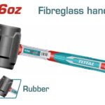 دقماق رابر اسود TOTAL Rubber hammer 450gr (THRUH6816)