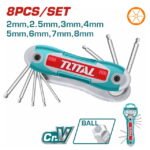النكيه مطوه بليه TOTAL HEX KEY 8PCS (THT1061836)