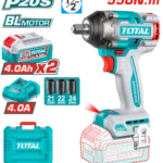 امباكت 550 نيوتن مع 2 بطاريه tiwli2055 tiwli2050 impact wrench