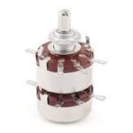 فوليوم دوبل duplex Potentiometer double Variable Resistor 220K 470K