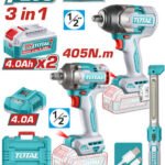 كومبو ٢ امباكت ٨٥٠ نيوتن و 405نImpact Wrenches TOSLI260285
