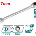 مفتاح بلدي سيستيم TOTAL Ratchet spanner 17mm (TCSPAR171)