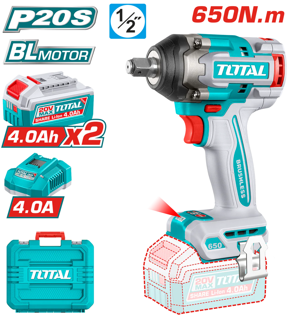 TIWLI2065_1000x tiwli2065 impact wrench امباكت رانش 650 نيوتن - الصورة 1