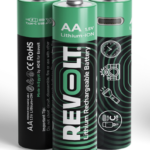 بطاريه ليثيوم aa 1.5v 2400mwh rechargeable batteries revolt قابله للشحن عن طريق usb-c