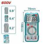 مالتي ميتر TOTAL Digital multimeter (TMT536002)